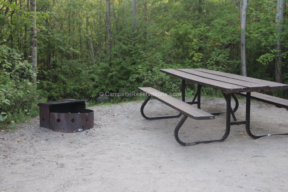Photo of Campsite 261 in Huron Campground at MacGregor Point Provincial