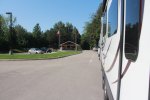 Click to enlarge Mara Provincial Park, Ontario, Canada. Lineup of RV at office