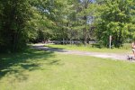 Click to enlarge Mara Provincial Park, Ontario, Canada. Parking area for beach and picnic shelter