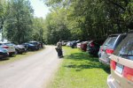 Click to enlarge Mara Provincial Park, Ontario, Canada. Parking lot at beach