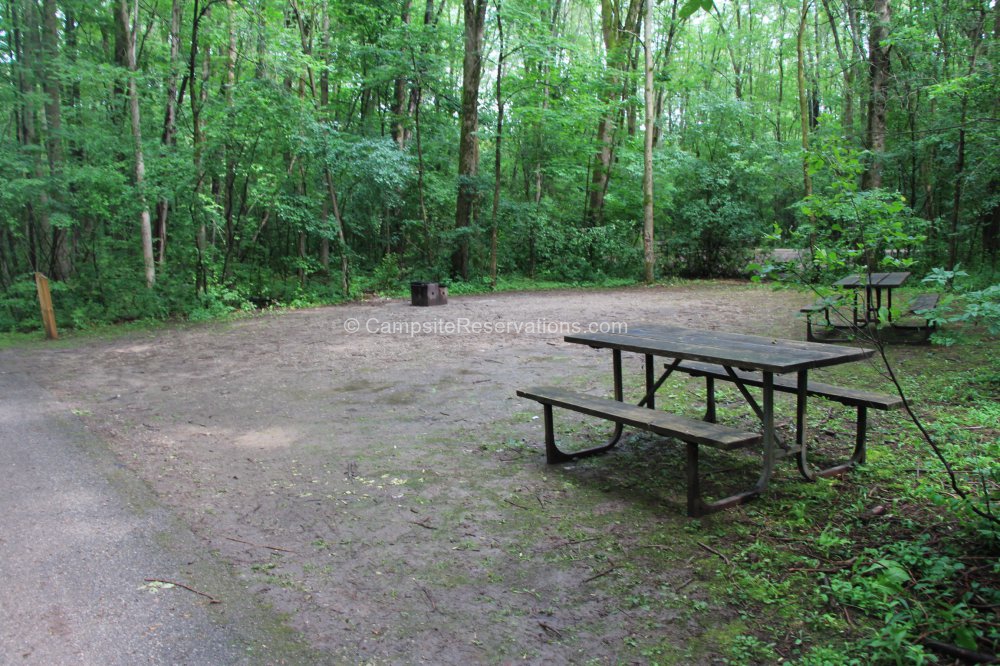 Campsite 092 in Mara Provincial Park Campground at Mara Provincial Park