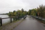Click to enlarge Marten River Provincial Park, Ontario, Canada. Must drive over this bridge to get to camping area.