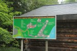 Click to enlarge Marten River Provincial Park, Ontario, Canada. Logging camp museum within the park.