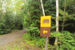Click to enlarge Marten River Provincial Park, Ontario, Canada. Logging camp museum within the park boundaries.