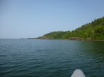 Click to enlarge Neys Provincial Park, Ontario, Canada. Canoeing on Lake Superior from campground beach.
