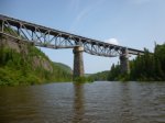 Click to enlarge Neys Provincial Park, Ontario, Canada. Canoeing on Little Pic River.