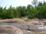Click to enlarge Neys Provincial Park, Ontario, Canada. Canoeing on Little Pic River.