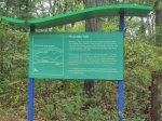 Click to enlarge The Pinery Provincial Park, Ontario, Canada. Riverside Trail information sign at Pinery Provincial Park