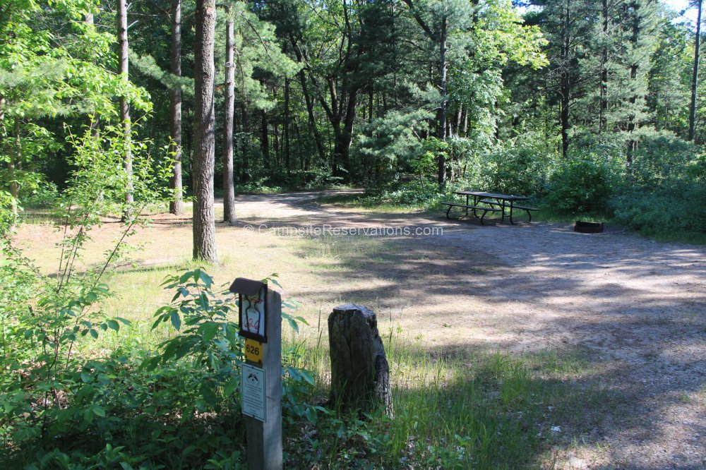 Photo of Campsite 626 in Riverside Campground at The Pinery Provincial ...