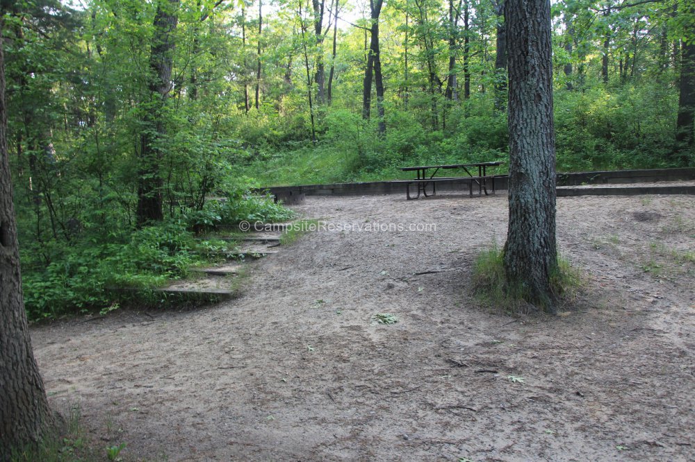 Campsite 696 in Riverside Campground at The Pinery Provincial Park ...