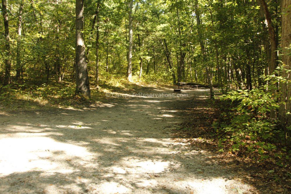 Campsite 584 in Riverside Campground at The Pinery Provincial Park ...