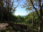 Click to enlarge Point Farms Provincial Park, Ontario, Canada. View of Lake Huron at Coloborne campground at northernmost campsites