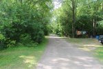 Click to enlarge Point Farms Provincial Park, Ontario, Canada. Camp area roads