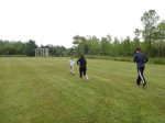 Click to enlarge Point Farms Provincial Park, Ontario, Canada. Playing field near Colborne campground