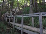 Click to enlarge Point Farms Provincial Park, Ontario, Canada. Stairs from Colborne campground to beach