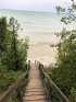 Click to enlarge Point Farms Provincial Park, Ontario, Canada. Water levels very high in 2019