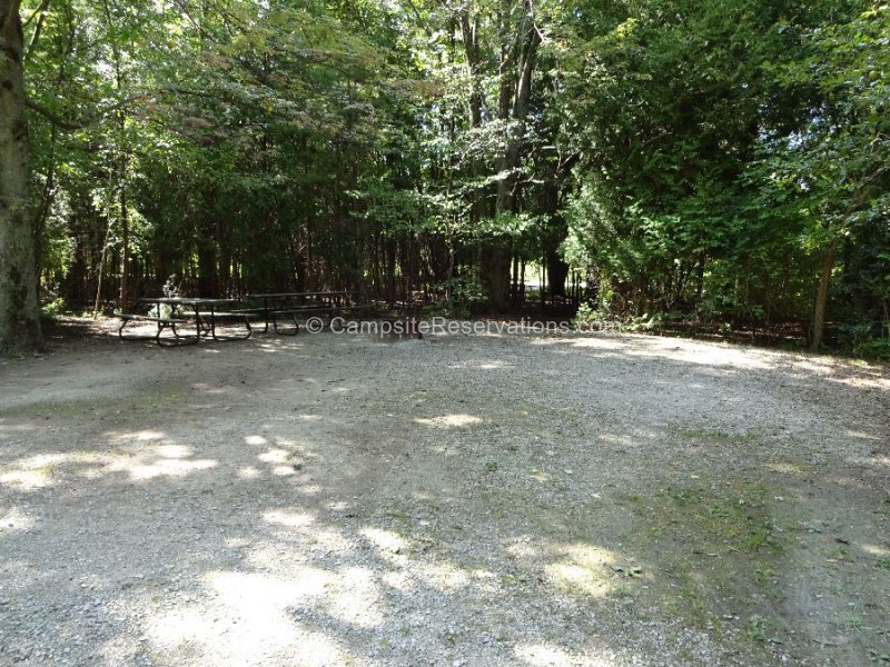 Campsite 175 in Colborne Campground at Point Farms Provincial Park