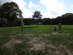 Click to enlarge Grassy area near playground - lots of room for kids to run!