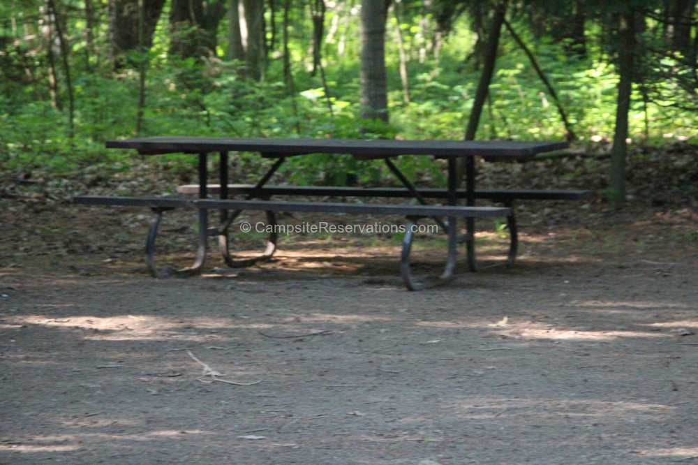 Photo of Campsite 198 in Iroquois Campground at Port Burwell Provincial Park, Ontario, Canada