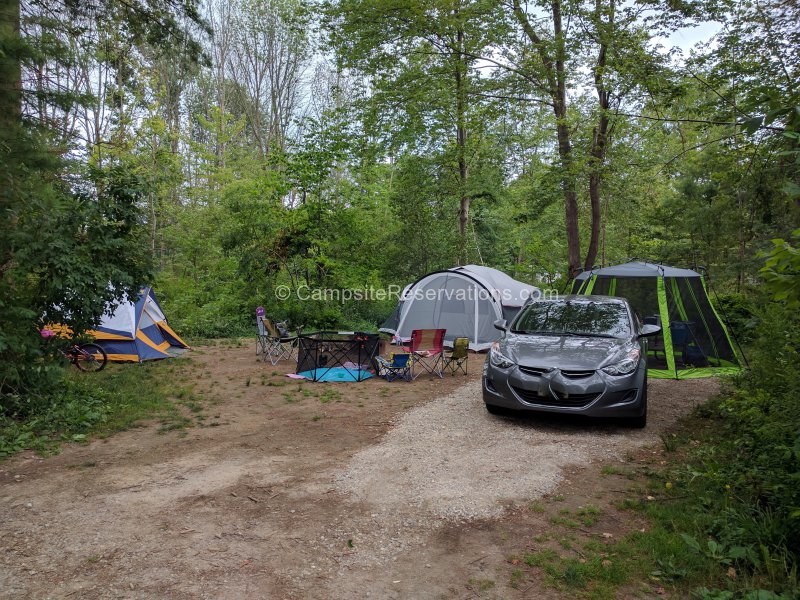Photo of Campsite 212 in Iroquois Campground at Port Burwell Provincial