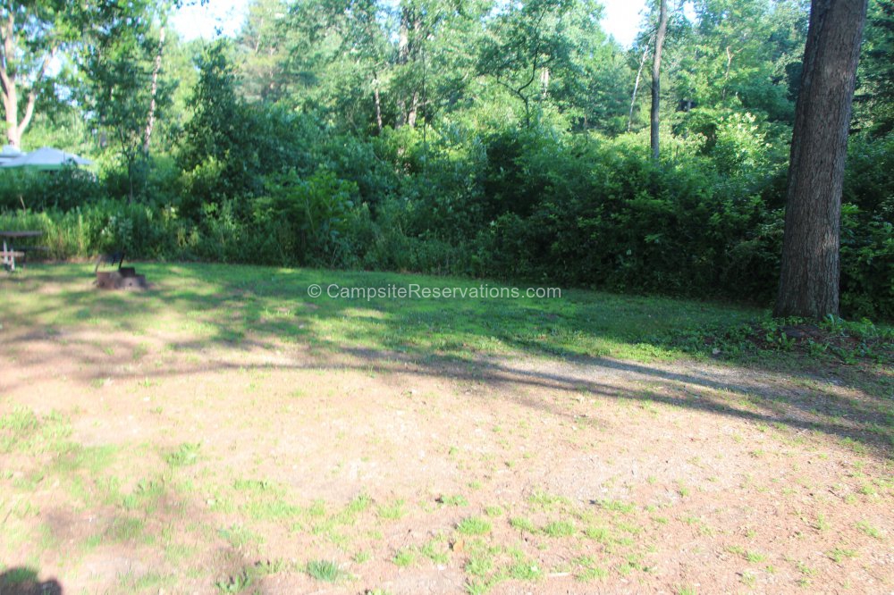 Photo of Campsite 222 in Iroquois Campground at Port Burwell Provincial Park, Ontario, Canada