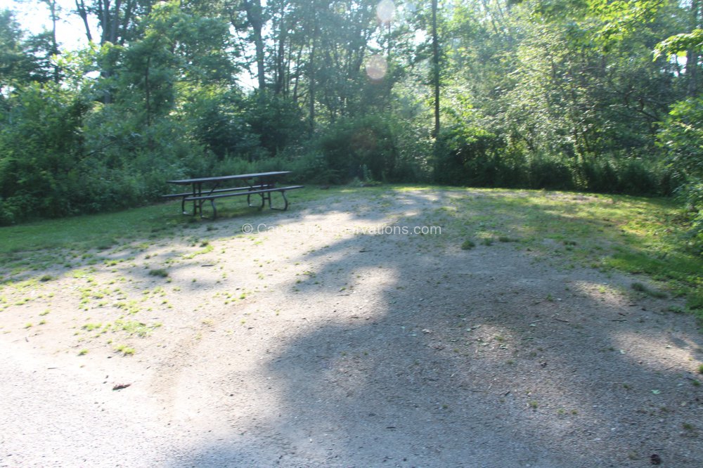 Photo of Campsite 232 in Iroquois Campground at Port Burwell Provincial Park, Ontario, Canada