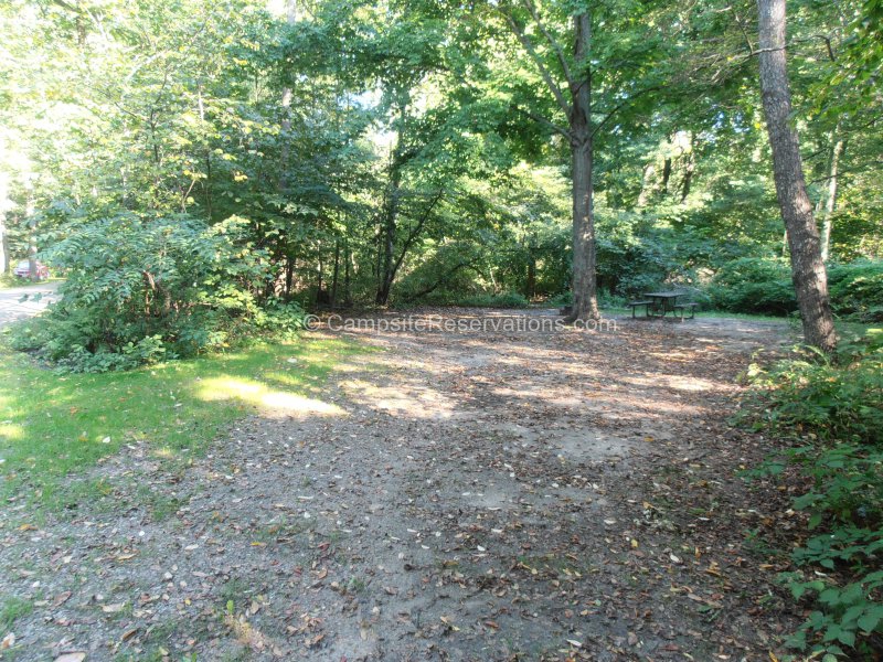Photo of Campsite 183 in Iroquois Campground at Port Burwell Provincial Park, Ontario, Canada