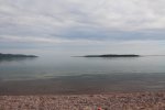 Click to enlarge Rainbow Falls Provincial Park, Ontario, Canada. Rainbow Falls Prov Park. Rossport camping area. Rocky clear beach