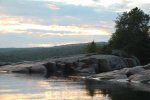 Click to enlarge Rainbow Falls Provincial Park, Ontario, Canada. Rainbow Falls Prov Park. Rossport camping area.