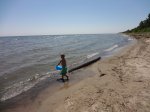 Click to enlarge Rondeau Provincial Park, Ontario, Canada. Beach at Rondeau PP
