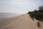 Click to enlarge Rondeau Provincial Park, Ontario, Canada. Beach near camping area