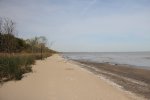 Click to enlarge Rondeau Provincial Park, Ontario, Canada. Beach near camping area