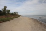 Click to enlarge Rondeau Provincial Park, Ontario, Canada. Beach near camping area.