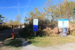 Click to enlarge Rondeau Provincial Park, Ontario, Canada. Marsh Trail. First part of the trail follows the bay side of the peninsula .