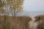 Click to enlarge Rondeau Provincial Park, Ontario, Canada. Day use beach area.