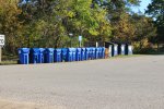 Click to enlarge Rondeau Provincial Park, Ontario, Canada. Lots of recycling by front gate