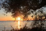 Click to enlarge Rondeau Provincial Park, Ontario, Canada. Sunset over the bay.