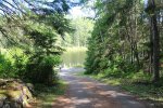 Click to enlarge Samuel de Champlain Provincial Park, Ontario, Canada. Road to boat launch