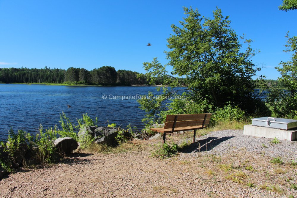 Jingwakoki East Campground at Samuel de Champlain Provincial Park