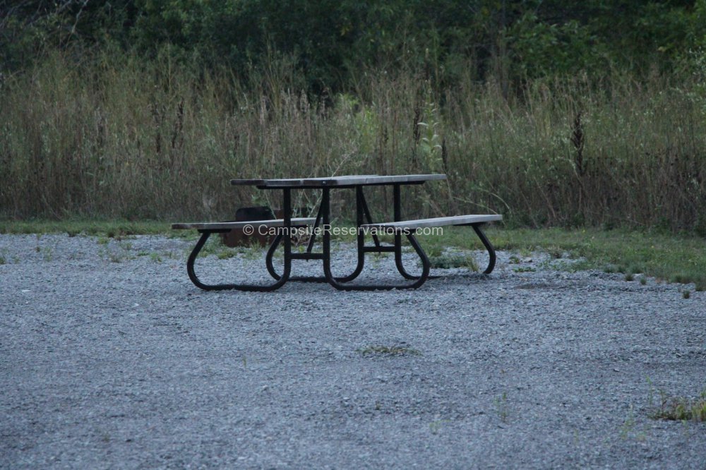 Campsite 823 in West Lake Campground at Sandbanks Provincial Park