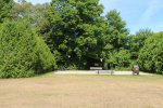 Sauble Falls Provincial Park, Ontario, Canada. Basketball court