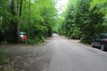 Click to enlarge Sauble Falls Provincial Park, Ontario, Canada. Road into campground