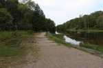 Sauble Falls Provincial Park, Ontario, Canada. Short Path along the river.