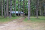 Sauble Falls Provincial Park, Ontario, Canada. Washroom in day use area