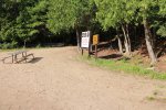 Click to enlarge Silent Lake Provincial Park, Ontario, Canada. Small sandy shallow beach. Great for small children.