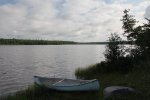 Click to enlarge Sleeping Giant Provincial Park, Ontario, Canada. Canoeing and fishing on Lizard Lake.