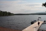Click to enlarge Sleeping Giant Provincial Park, Ontario, Canada. Dock at the campground