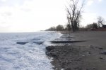 Click to enlarge Turkey Point Provincial Park, Ontario, Canada. A very cold Canadian beach.