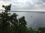 Bruce Peninsula National Park, Ontario, Canada. View of Georgian bay from cliff off of Bruce trail.