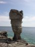 Bruce Peninsula National Park, Ontario, Canada. Large flowerpot on Flower Pot Island, part of Fathom Five National Marine Park - adjunct to Bruce Peninsula National Park